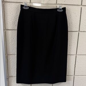 Jones New York Classic Black Pencil Skirt